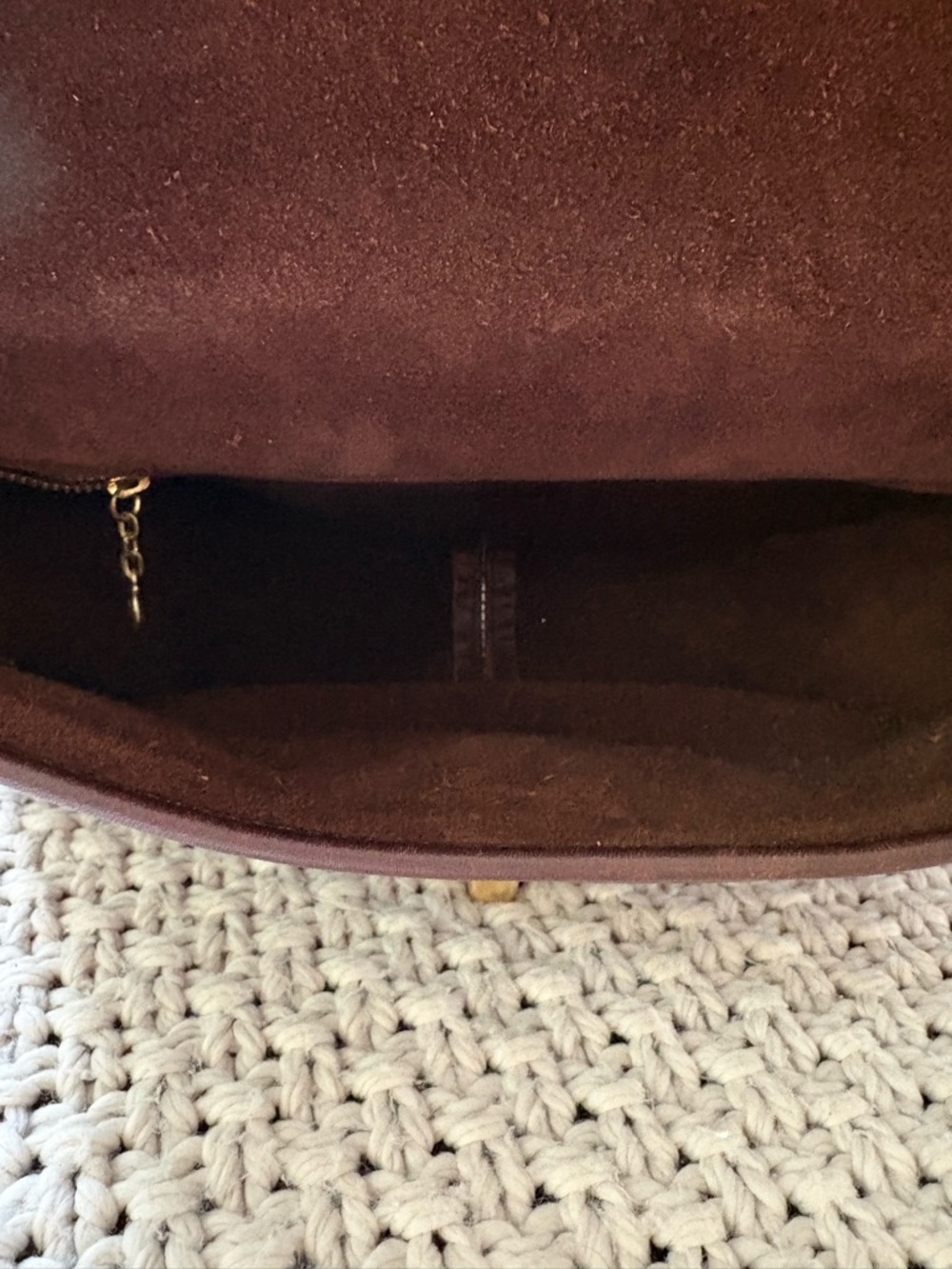 Vintage Coach City Bag 9790 Mahogany USA Glove-Tanned Leather Crossbody Purse - Picture 7 of 8